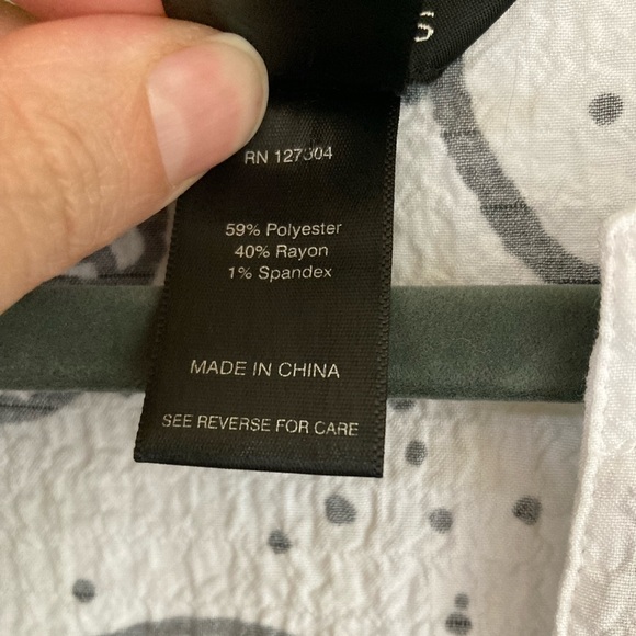 Ali Miles Artistic Three-Button Lightweight Tunic Top Shirt – Size Medium - Picture 6 of 12